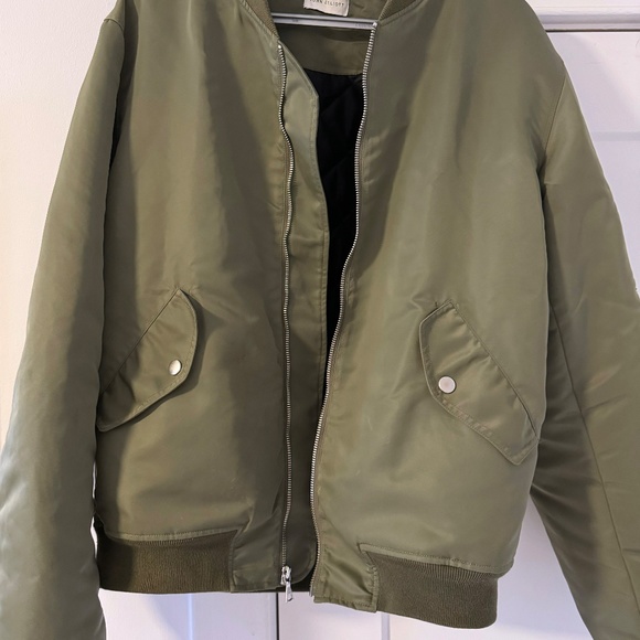 John Elliot Khaki Bogota II Bomber Jacket - Picture 2 of 3